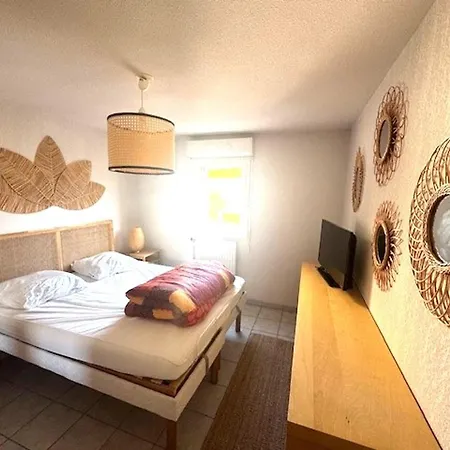 Spacieux 3 Pieces Avec Garage, Climatisation, Terrasse, Proche Centre A - Fr-1-338-584 דירה Sète